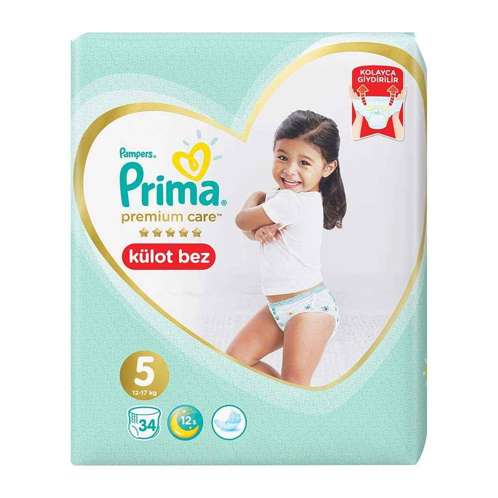 Prima Premium Care Külot Bebek Bezi 5 Beden 34 Adet 