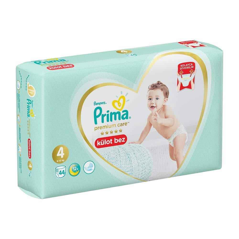 Prima Premium Care Külot Bebek Bezi 4 Beden Maxi Paket 44'li 