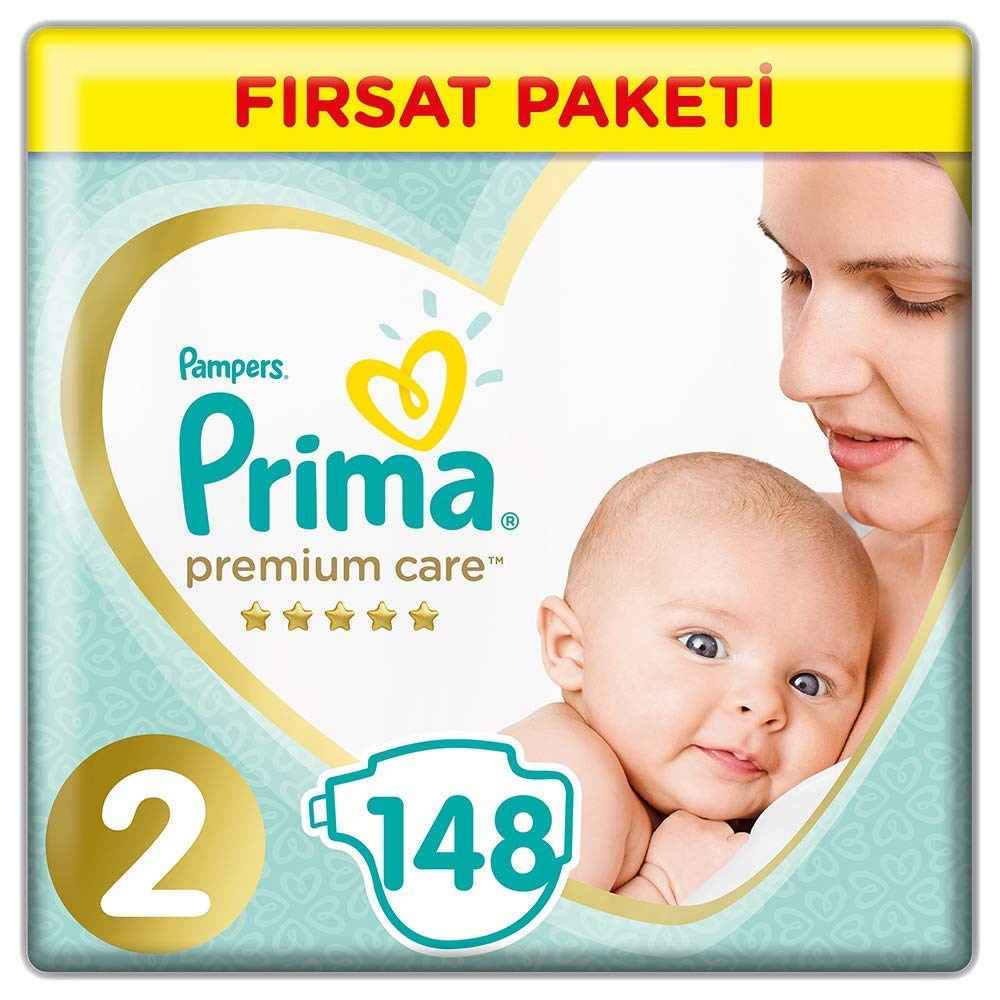 Prima Bebek Bezi Premium Care 2 Beden Mini Fırsat Paketi 148 Adet 