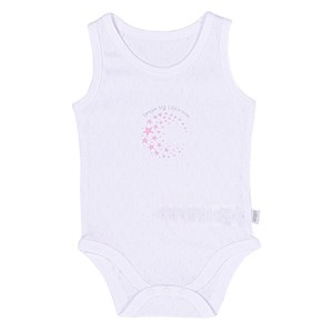 Kiti Kate Dreams Jakarlı Bebek Atlet Body S46281 Beyaz-Pembe