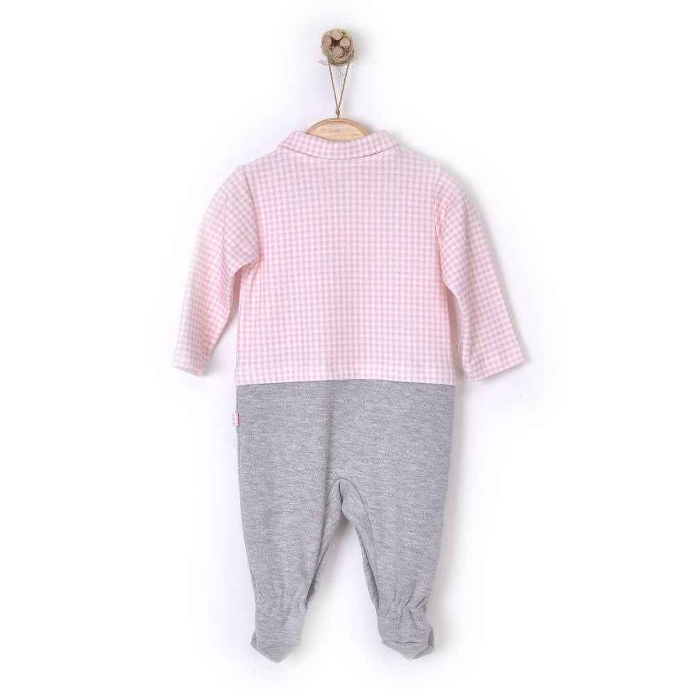 Kitikate Smart Pötikare Önden Çıtçıt Bebek Tulum S57966 Pembe