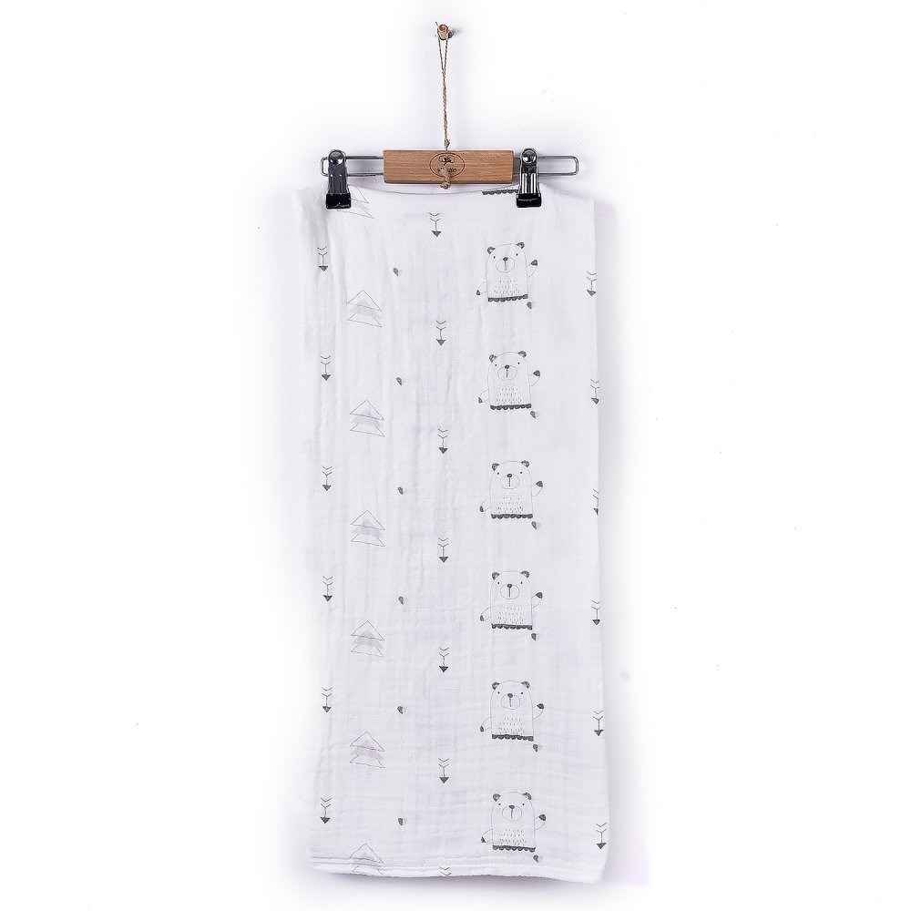 Kitikate Organik Müslin Battaniye 80x90 S67637 Siyah