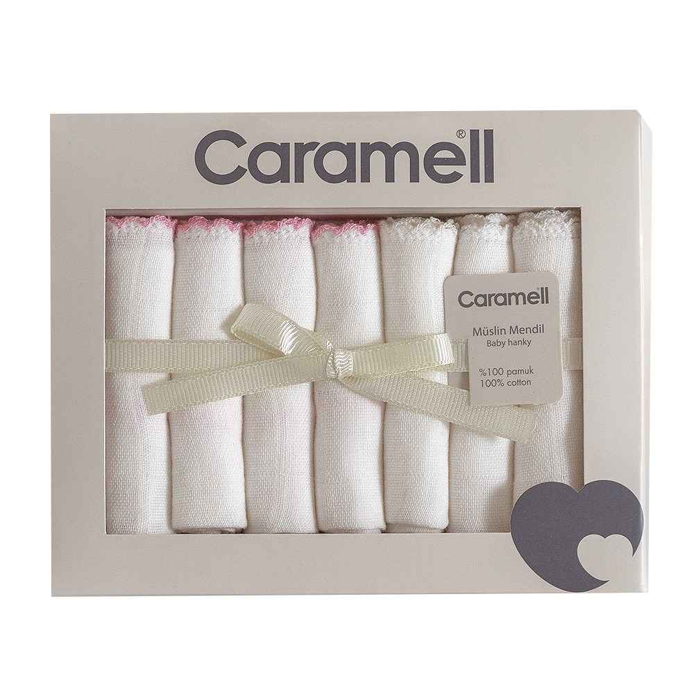 Caramell 7li Bebek Ağız Mendili MND4542 Pembe Fiyatı