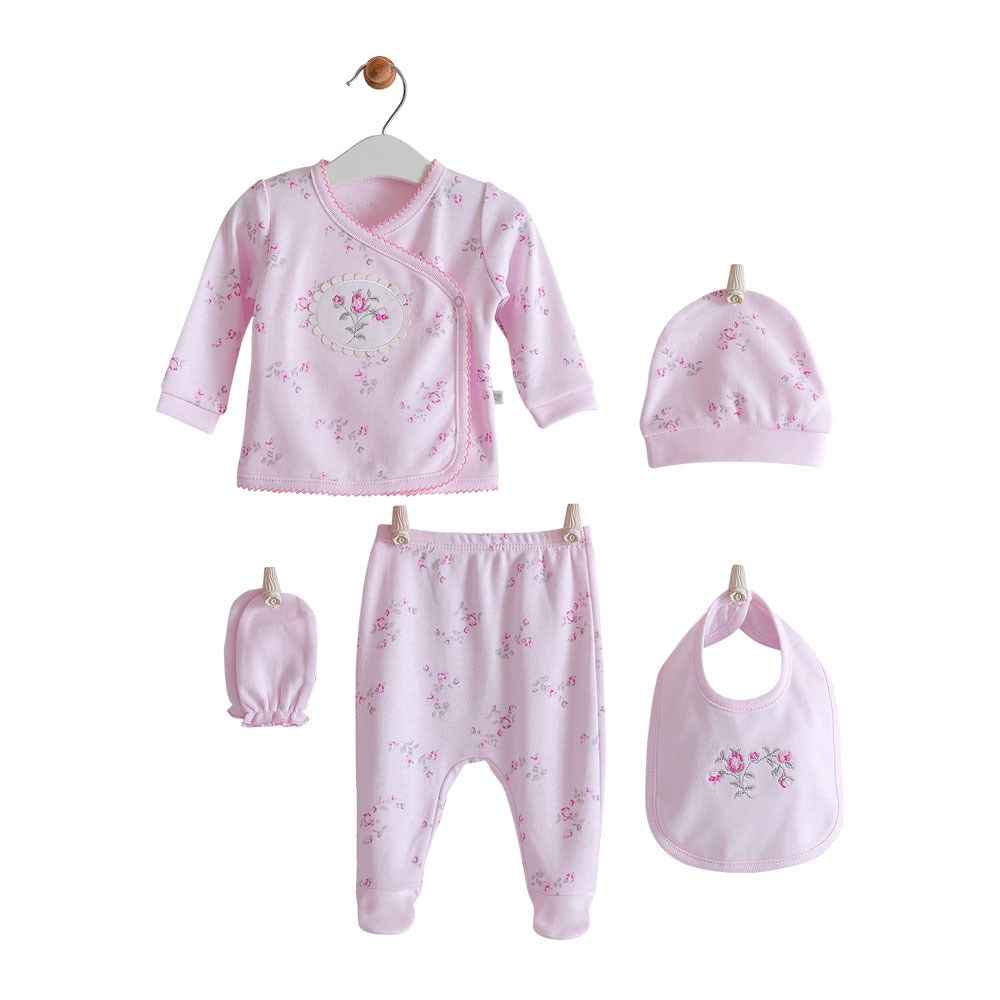 Caramell Hastane Çıkışı 5li Set ZK4727 Pembe