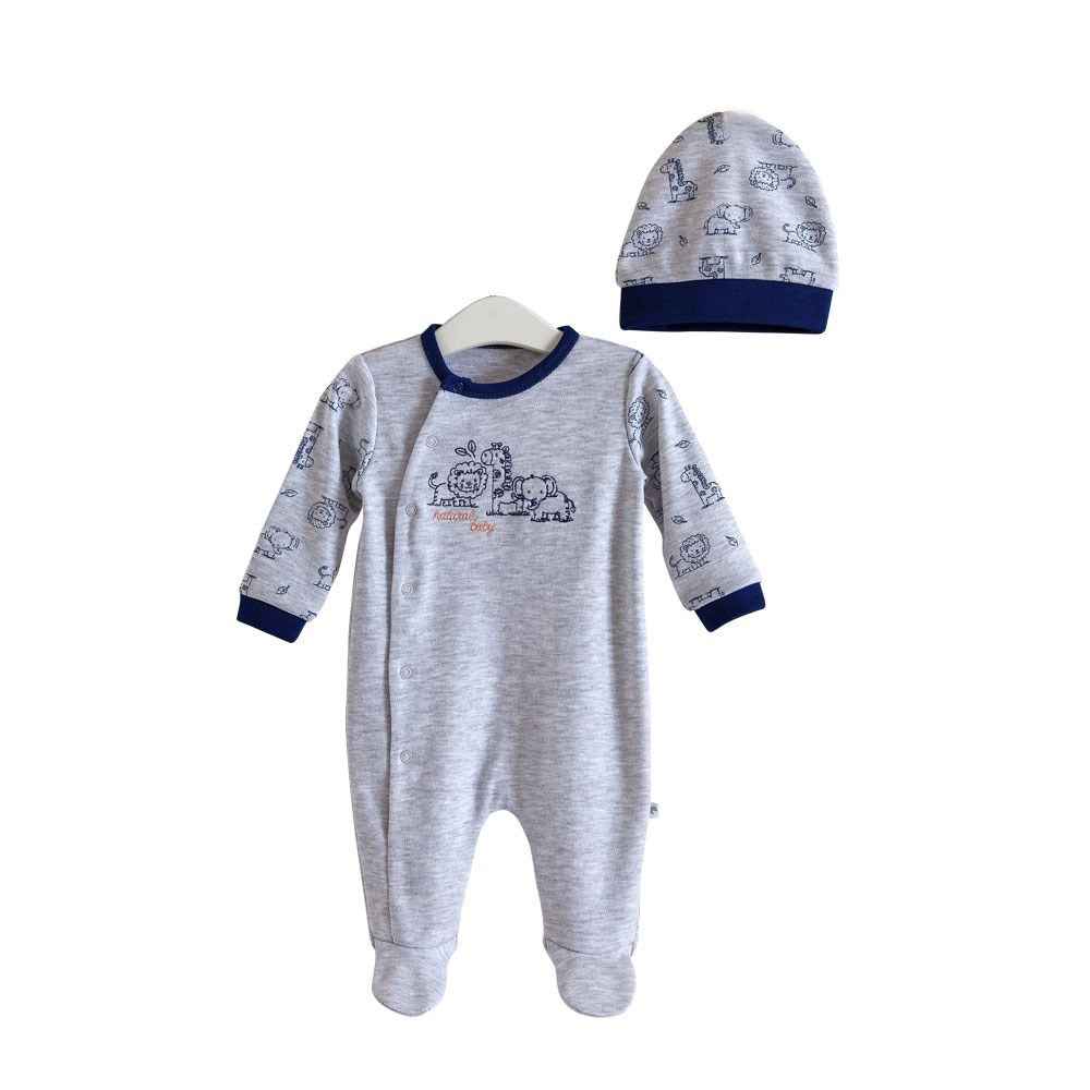 Caramell Bebek Tulumu TE4748 Gri