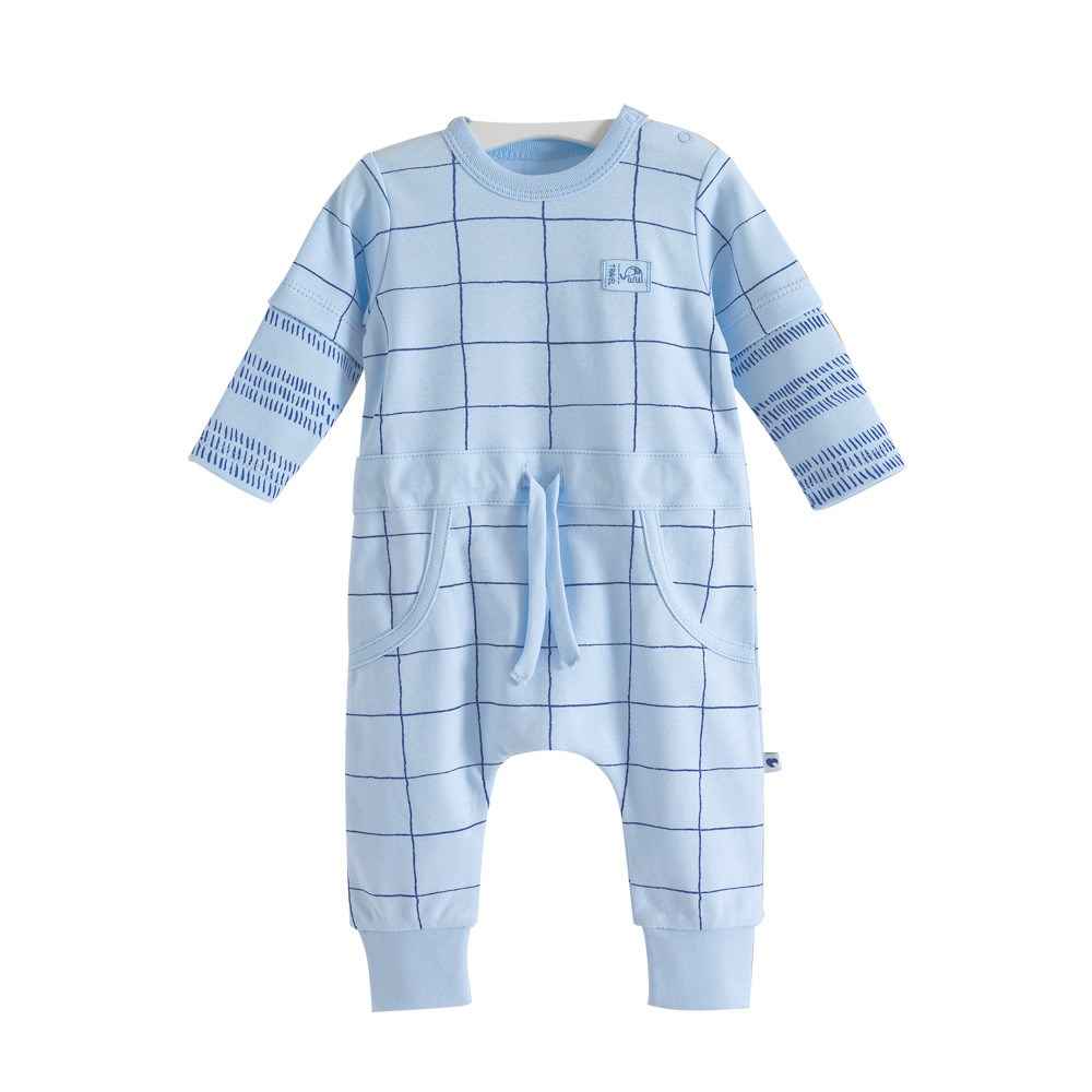 Caramell Bebek Tulumu TE4854 Mavi