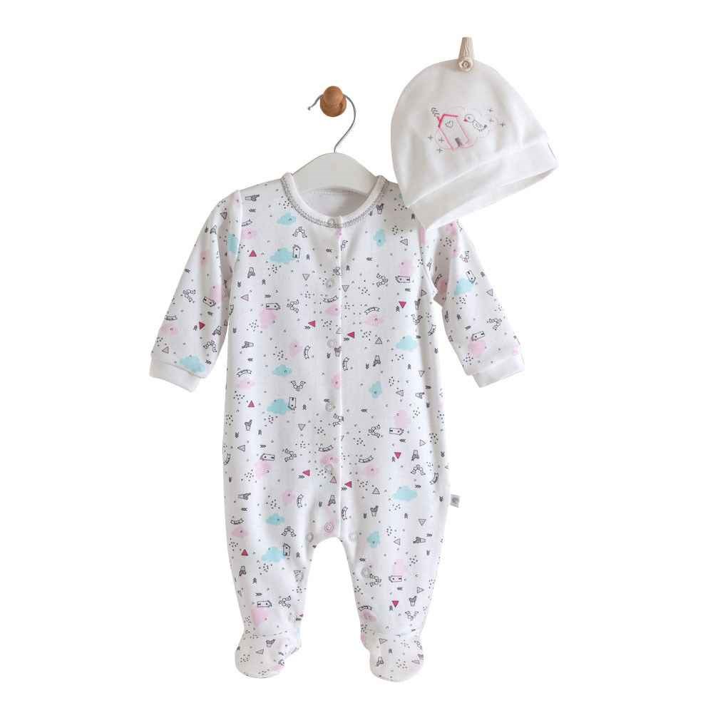 Caramell Bebek Tulumu TK4761 Ekru