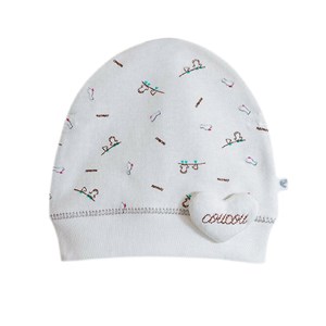 Caramell Bebek Şapkası SPK4637 Ekru