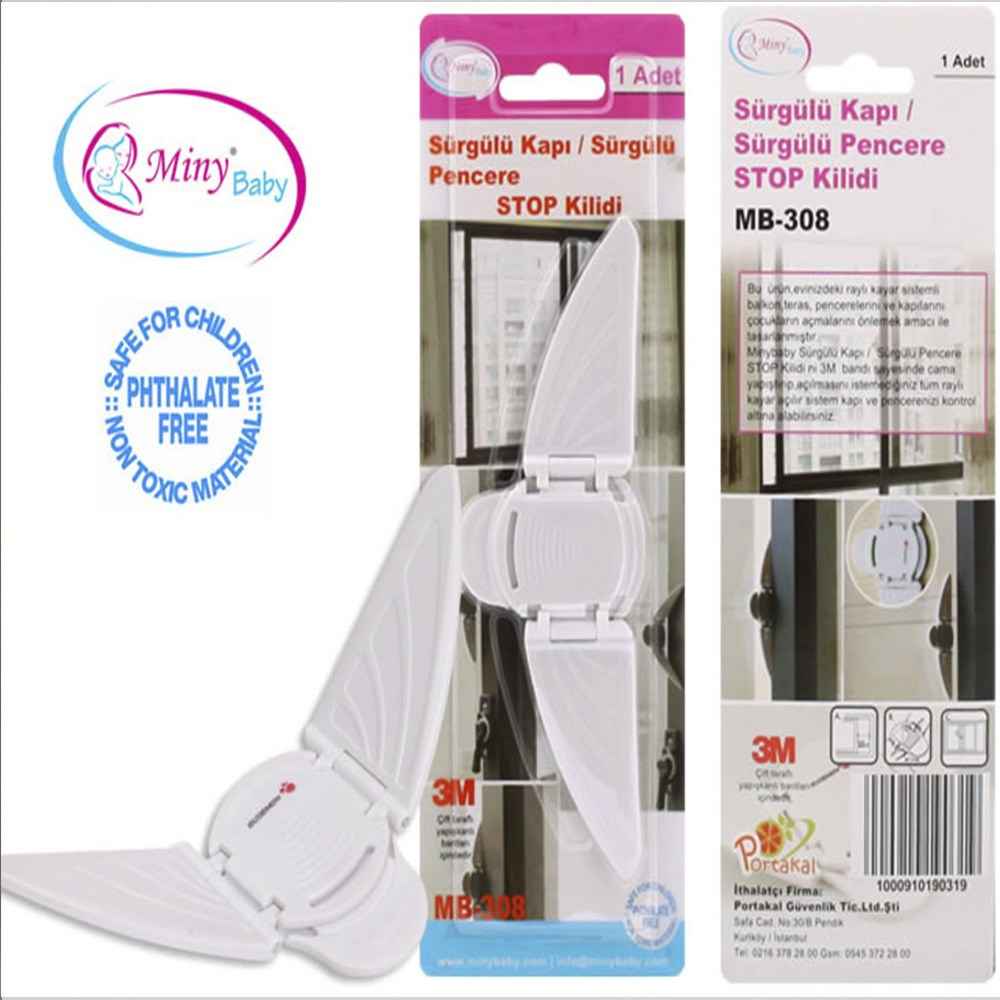 Miny Baby Sürgülü Pencere Stop Kilidi MB-308 