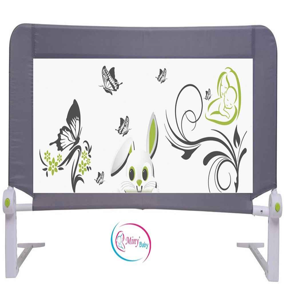Miny Baby Katlanabilir Yatak Bariyeri MB-121 Gri