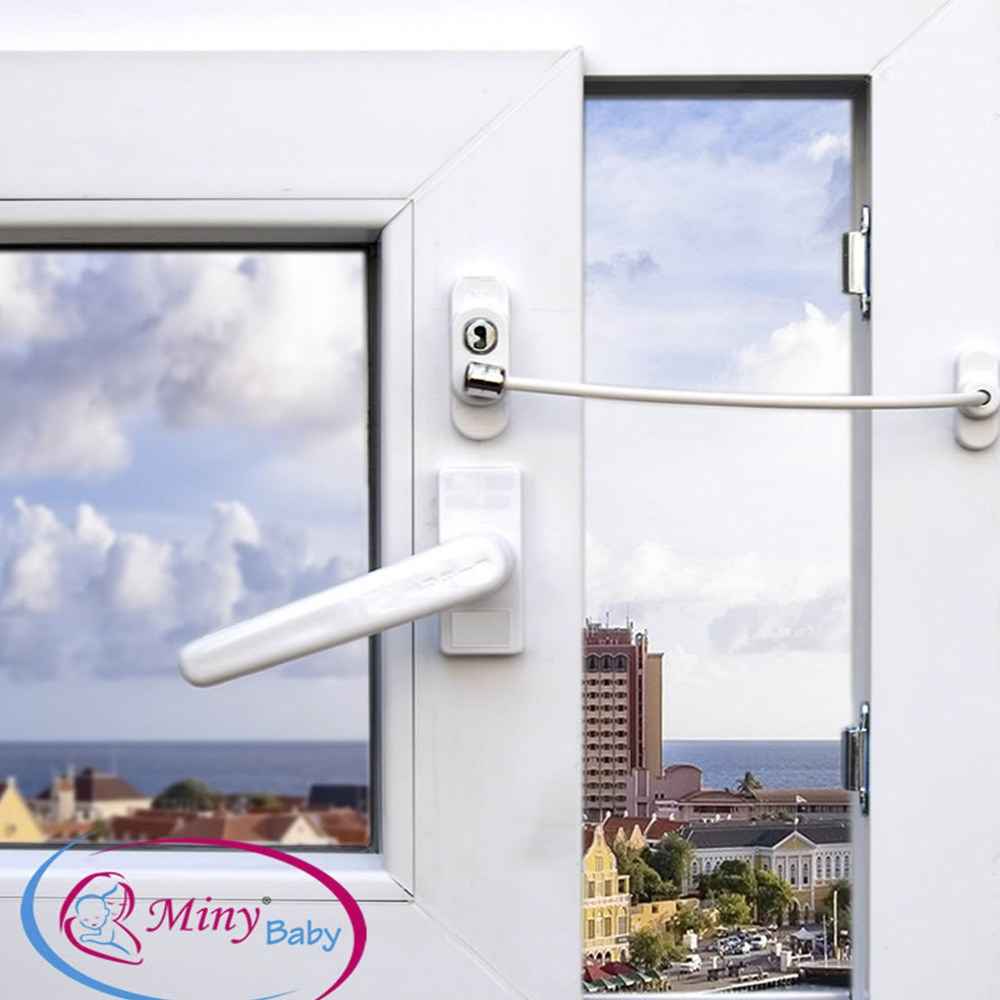 Miny Baby Halatlı Pencere Kilidi MB-321 Beyaz