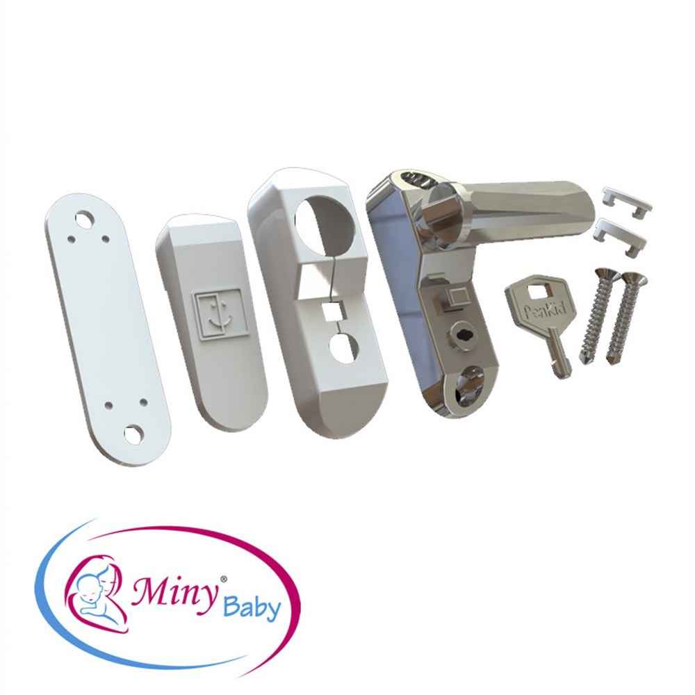 Miny Baby Anahtarlı Pencere Kilidi MB-320 Beyaz