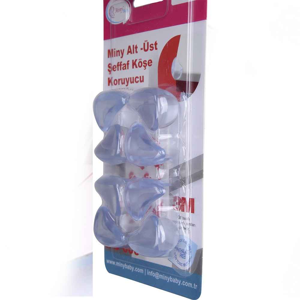 Miny Baby Şeffaf Köşe Koruyucu 8'Li MB-608 