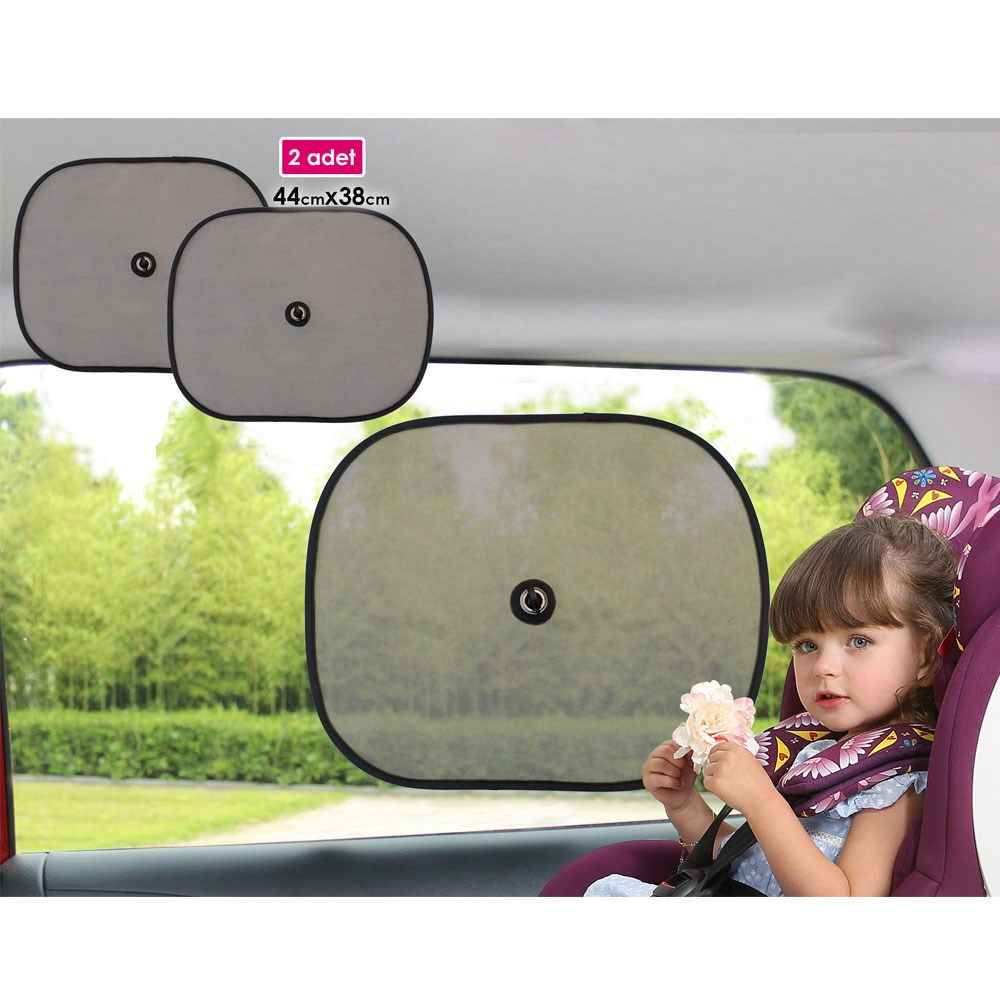 Miny Baby Güvenli Araç İçi Vantuzlu Güneşlik 2li MB-1005 