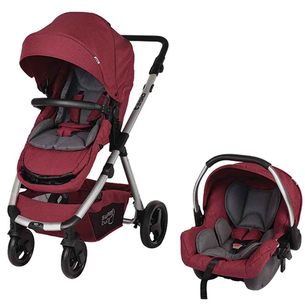 Sunny Baby Tesla Travel Bebek Arabası 718 Kırmızı