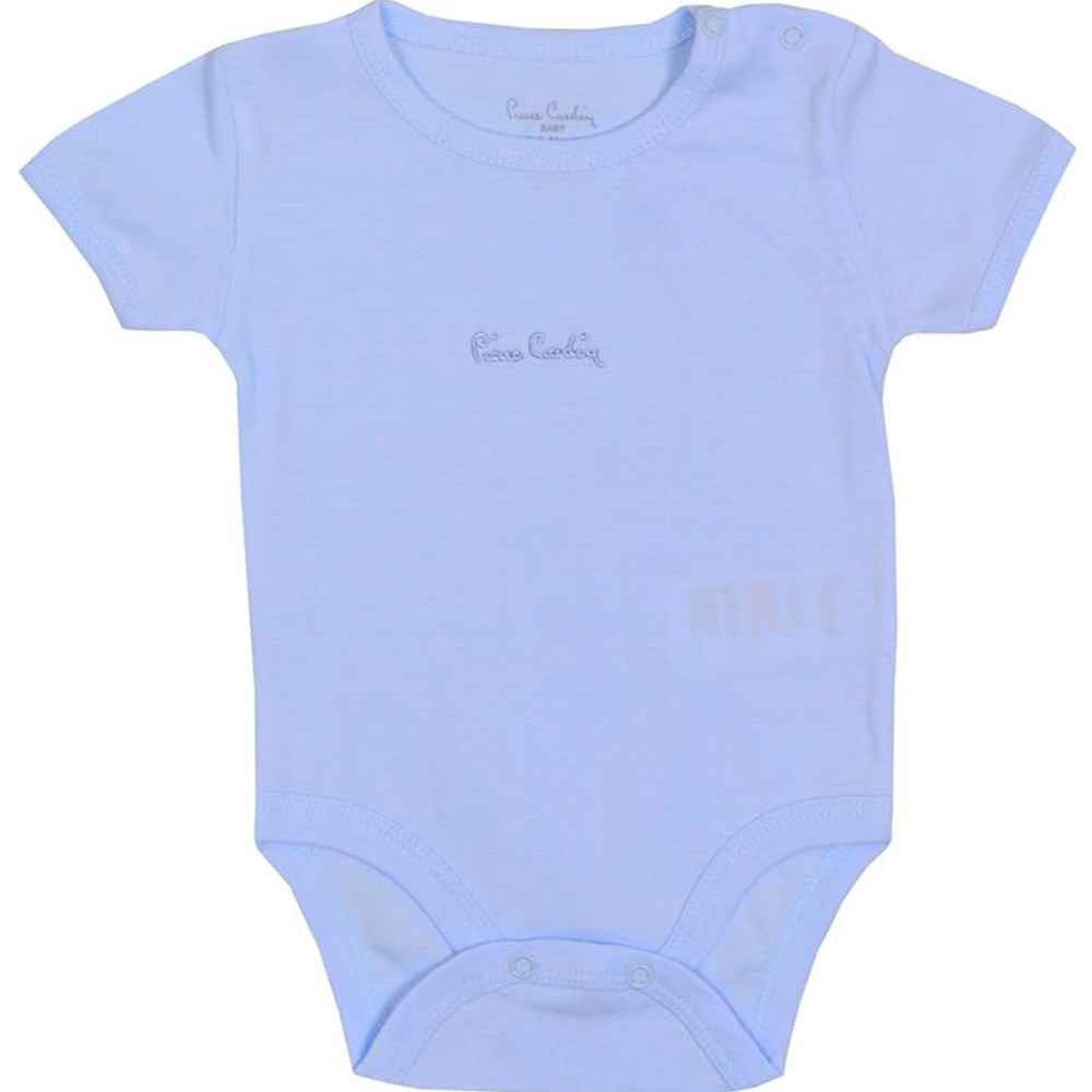 Pierre Cardin Kısa Kollu Bebek Body 160347 Mavi