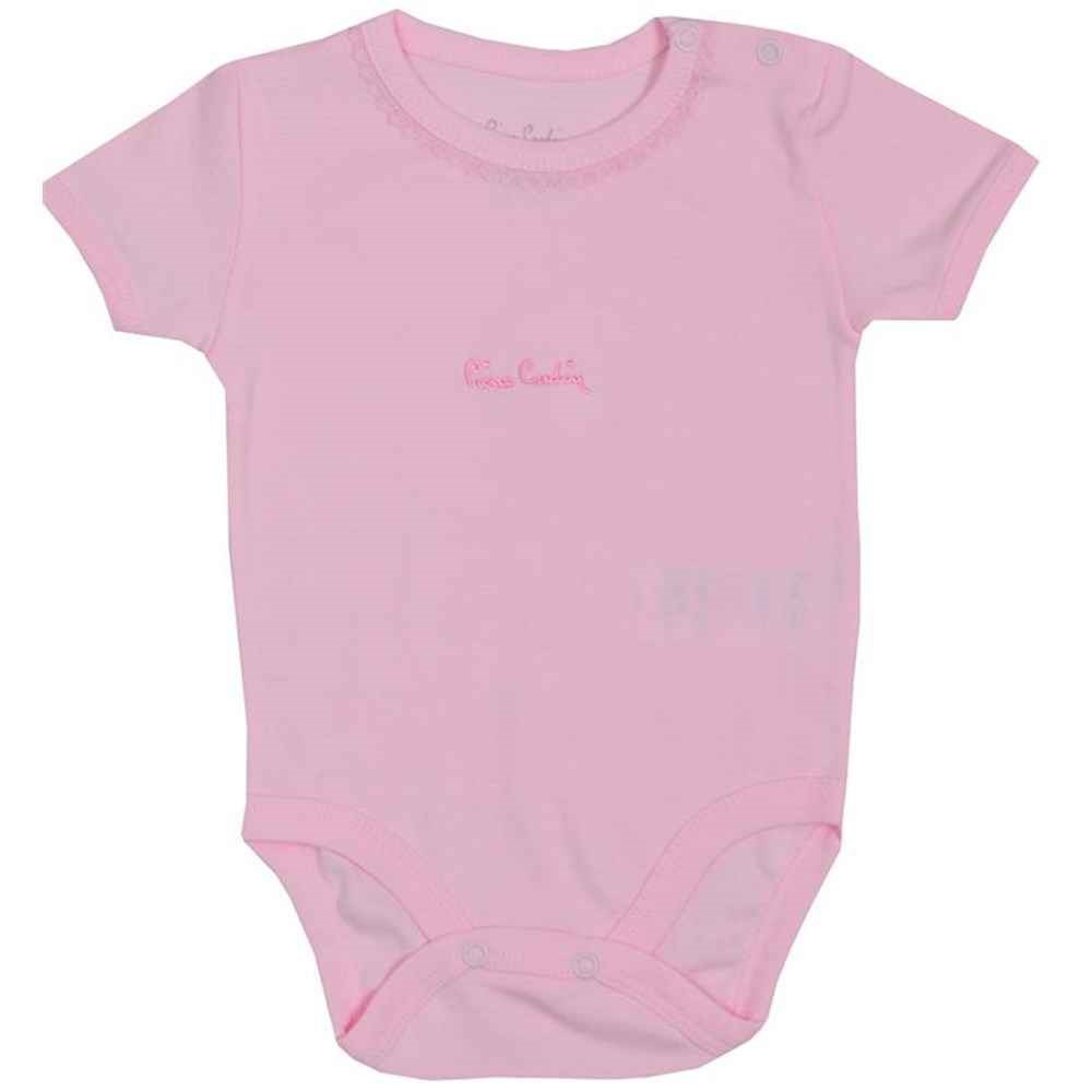 Pierre Cardin Kısa Kollu Bebek Body 160347 Pembe