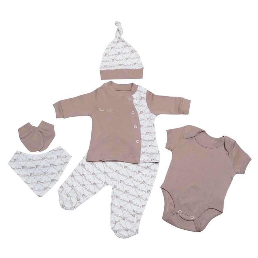 Pierre Cardin Hastane Çıkış Bebek Seti 6'lı 160463 Kahverengi