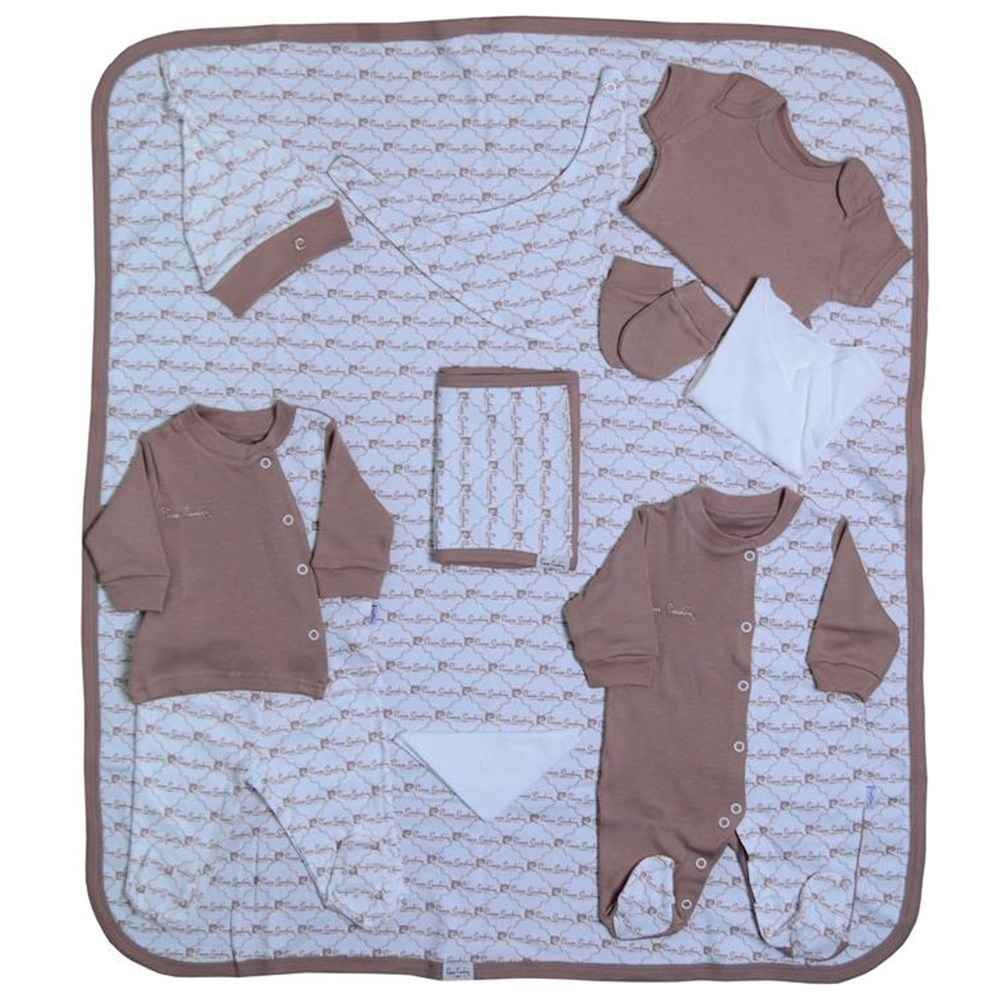 Pierre Cardin Hastane Çıkış Bebek Seti 10'lu 160464 Kahverengi