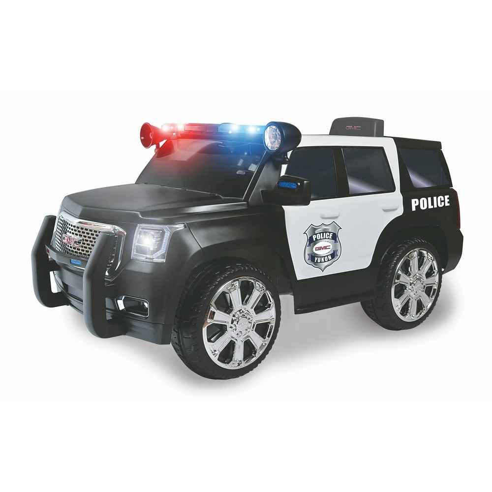 Rollplay Police Car Siyah Akülü Araba W462QHG4 Siyah