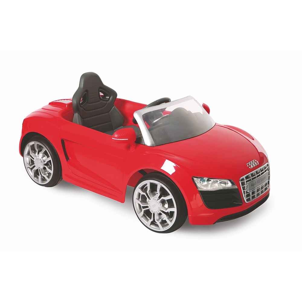Rollplay Audi R8 Spyder Akülü Araba W458QHG4  Kırmızı