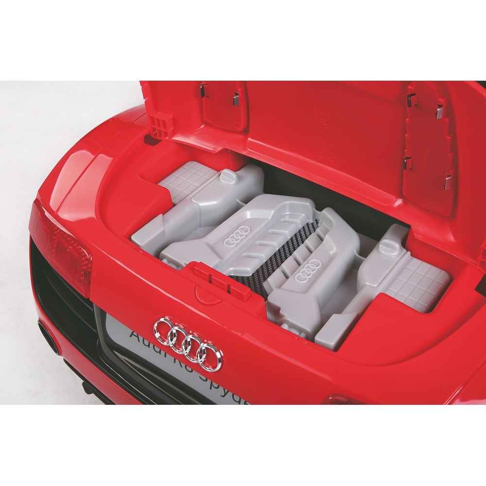 Rollplay Audi R8 Spyder Akülü Araba W458QHG4  Kırmızı