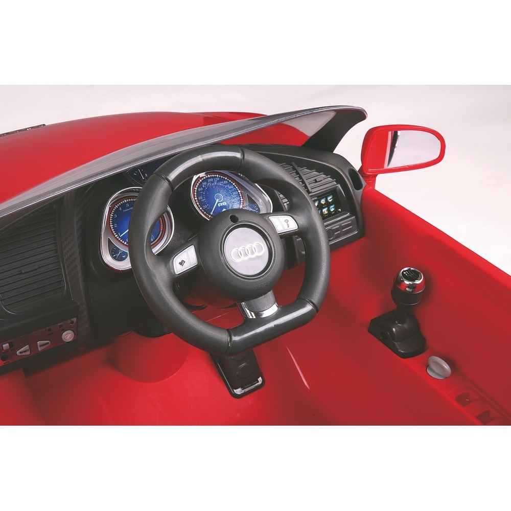 Rollplay Audi R8 Spyder Akülü Araba W458QHG4  Kırmızı