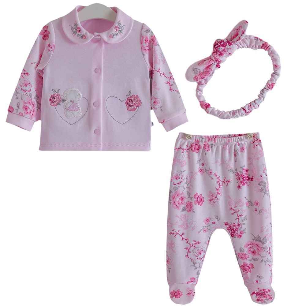 Caramell 2'li Bebek Takımı TKK4832 Pembe