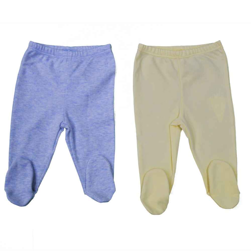 İdil Baby Patikli Bebek Pantolonu 2'li 11295 Sarı