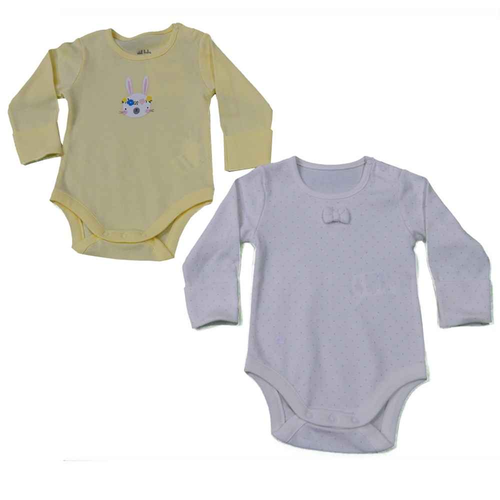 İdil Baby 2'li Uzun Kollu Bebek Body 11300 Puanlı 
