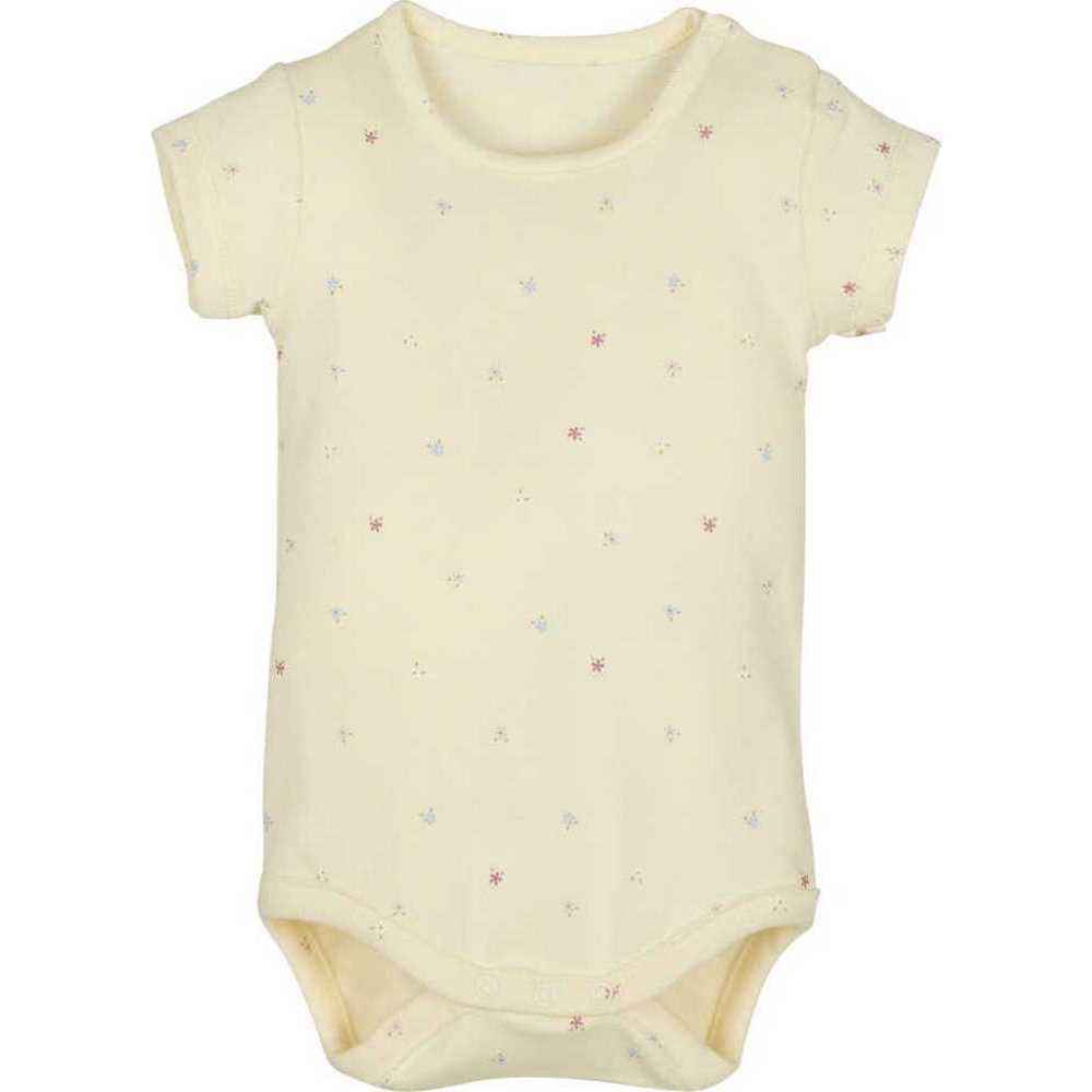İdil Baby 2'li Kısa Kollu Bebek Body 11368 Çiçekli