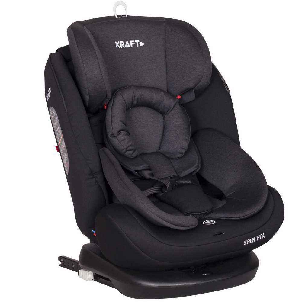 Kraft Spin Fix Oto Koltuğu 0-36 Kg Siyah