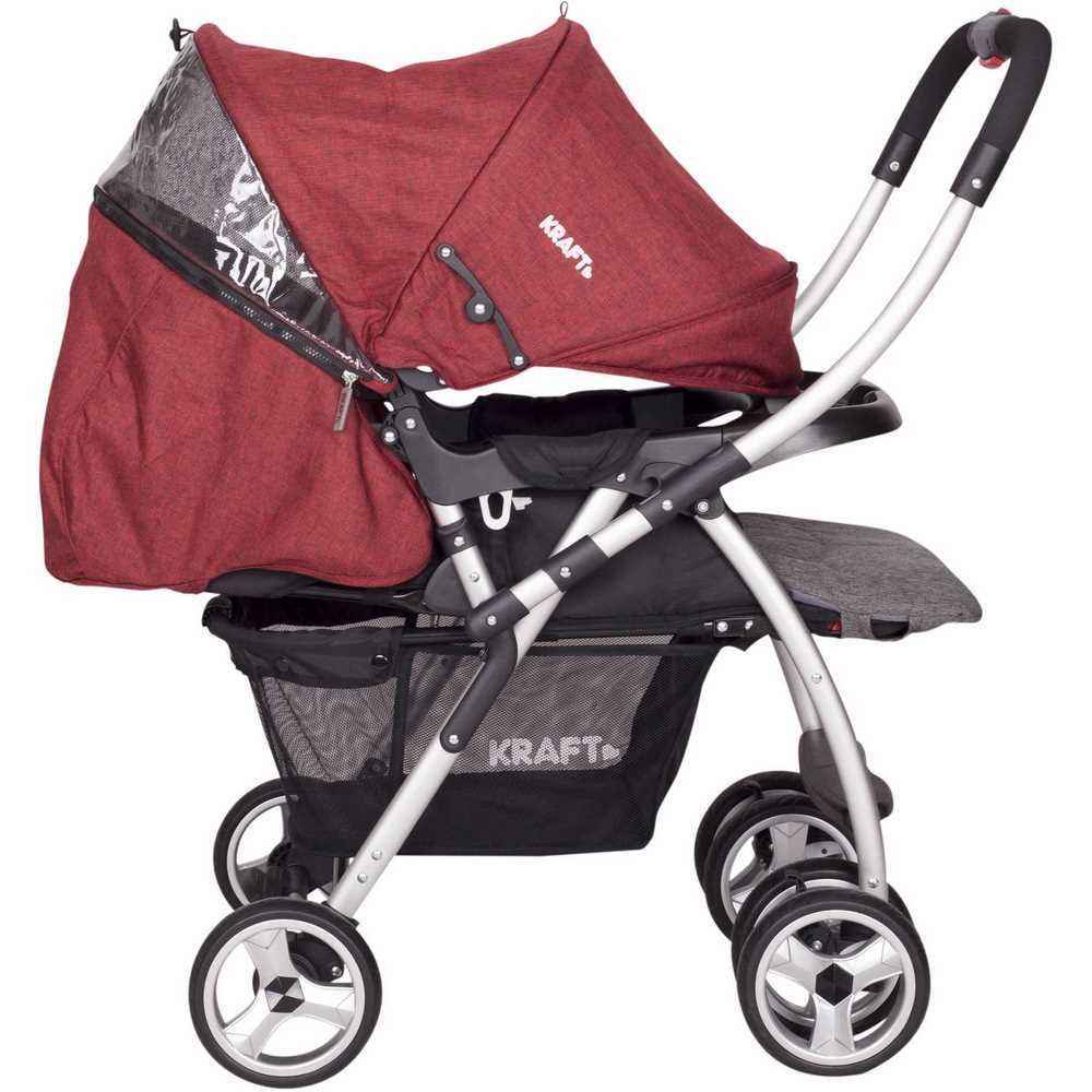 Kraft Back Çift Yönlü Bebek Arabası Kırmızı