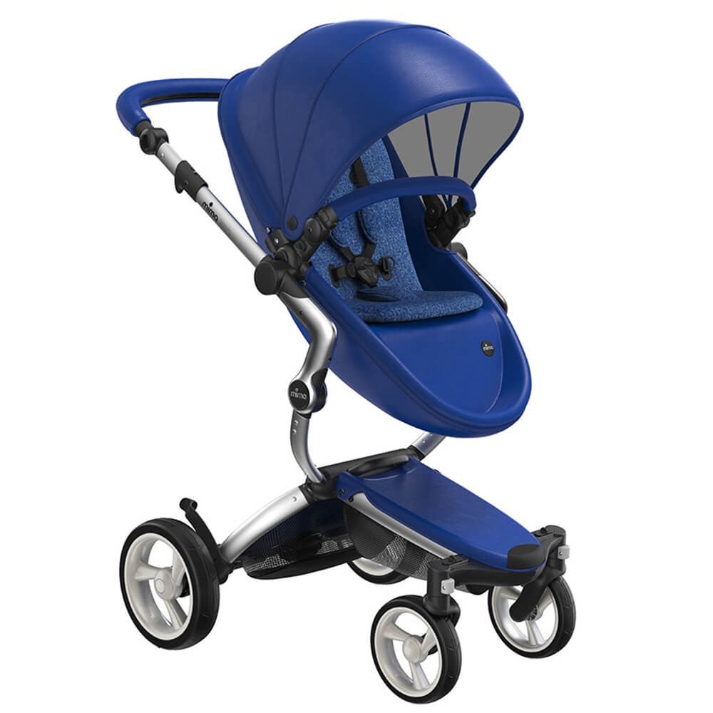 Mima Xari İkili Sistem Portbebeli Bebek Arabası Blue