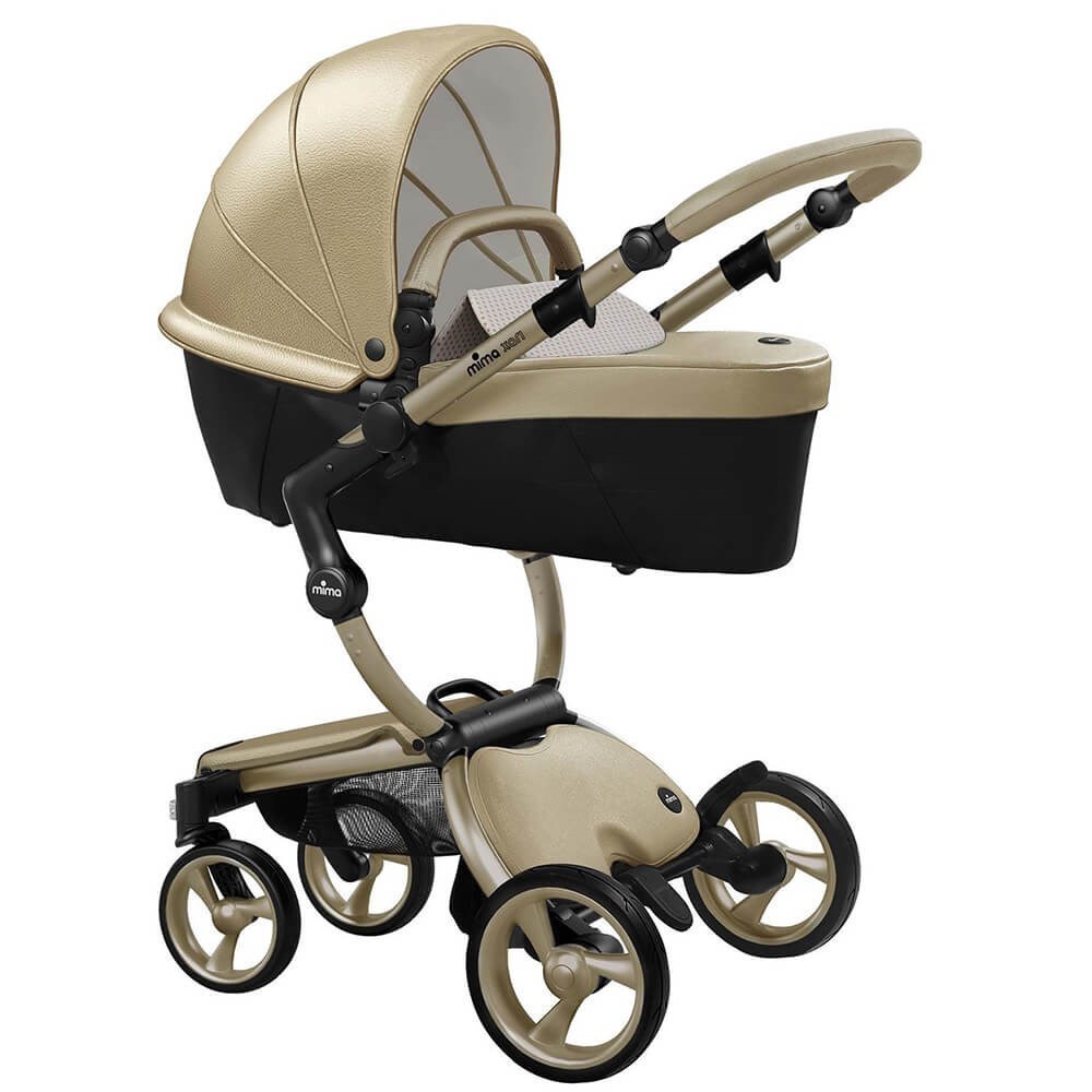 Mima Xari İkili Sistem Portbebeli Bebek Arabası Pixel Pink