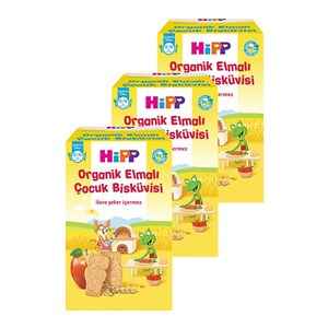 Hipp Organik Elmalı Çocuk Bisküvisi 150 Gr x 3 Adet 