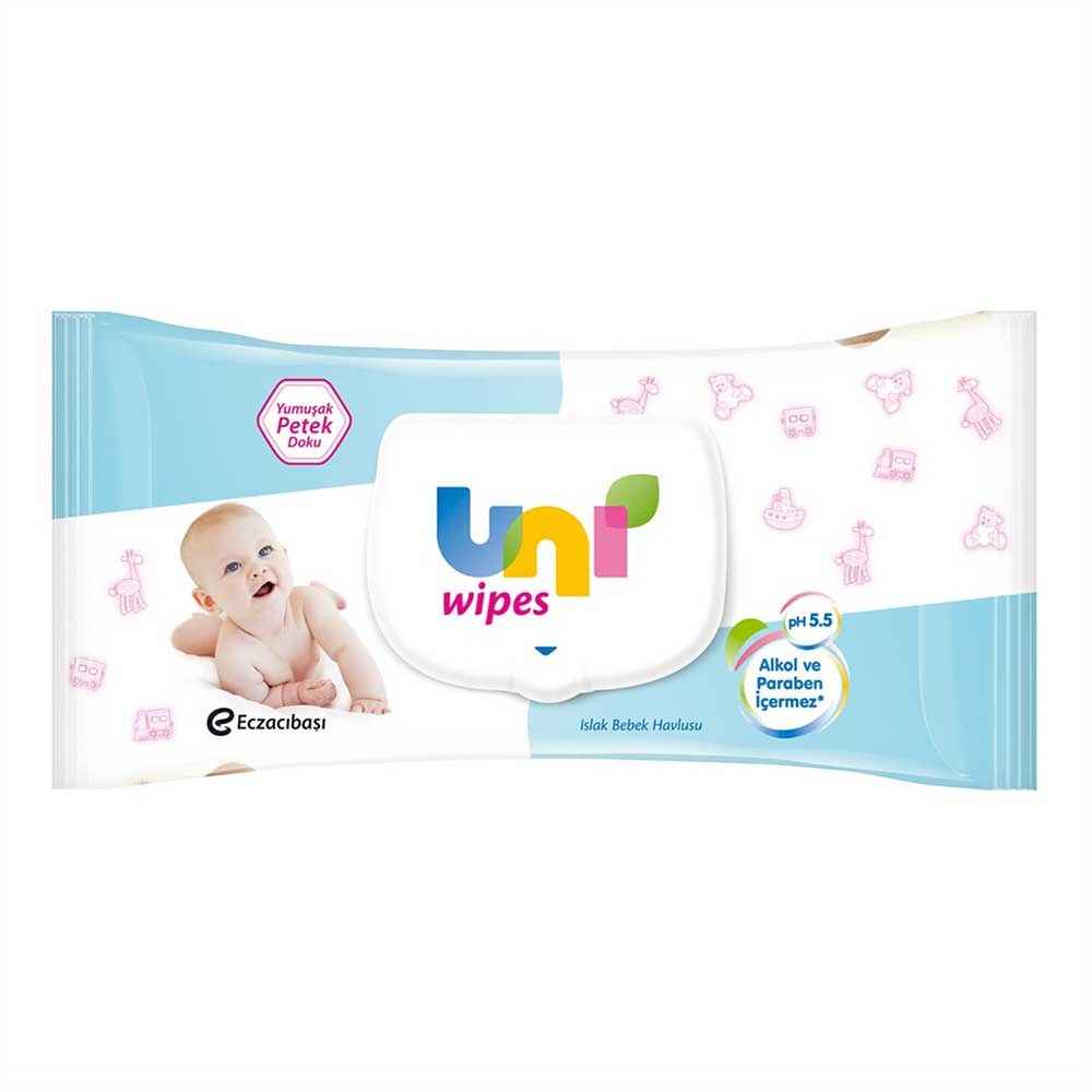 Uni Baby Wipes Islak Bebek Havlusu 90 Adet 