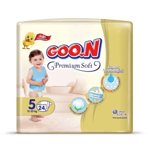 Goon Premium Soft Bant Bebek Bezi No:5 24 Adet 