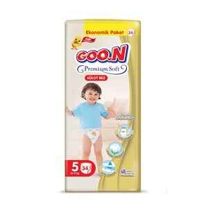 Goon Premium Soft Külot Bebek Bezi No:5 34 Adet 