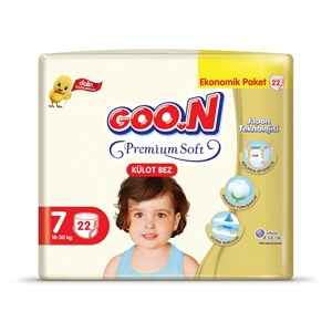 Goon Premium Soft Külot Bebek Bezi No:7 22 Adet 