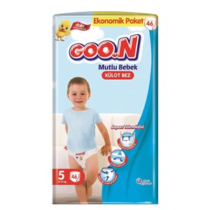 Goon Mutlu Bebek Soft Külot Bebek Bezi No:5 46 Adet 