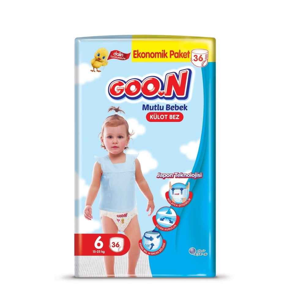 Goon Mutlu Bebek Soft Külot Bebek Bezi No:6 36 Adet 