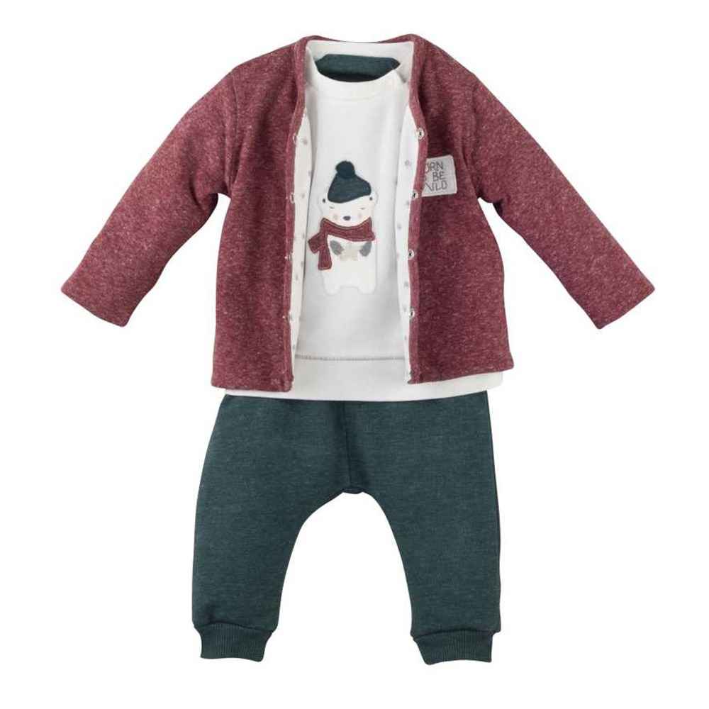 İdil Baby Bebek Takım 3'lü 11197 Bordo