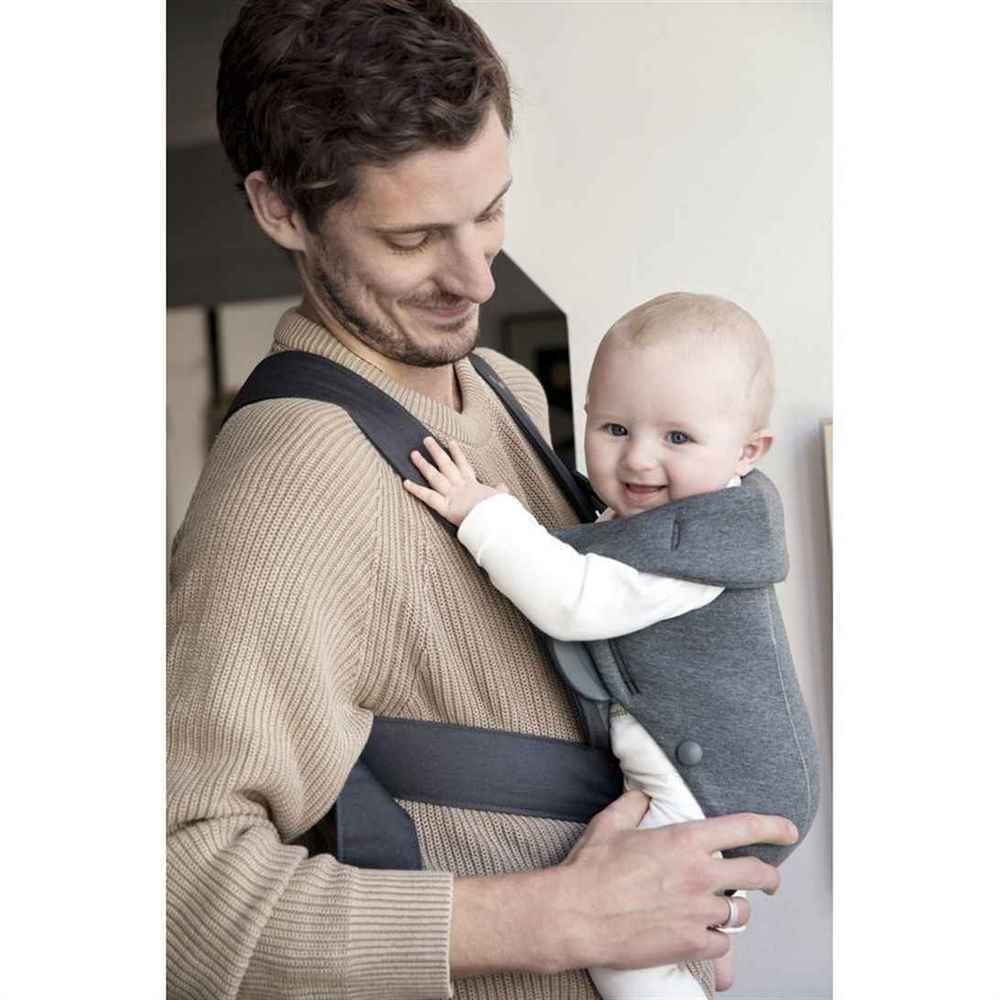BabyBjörn Kanguru Mini 3D Cotton Dark Grey