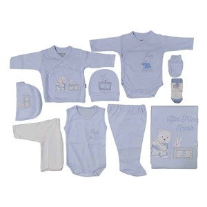 Bebitof Hastane Çıkışı 10lu Set 913 Mavi