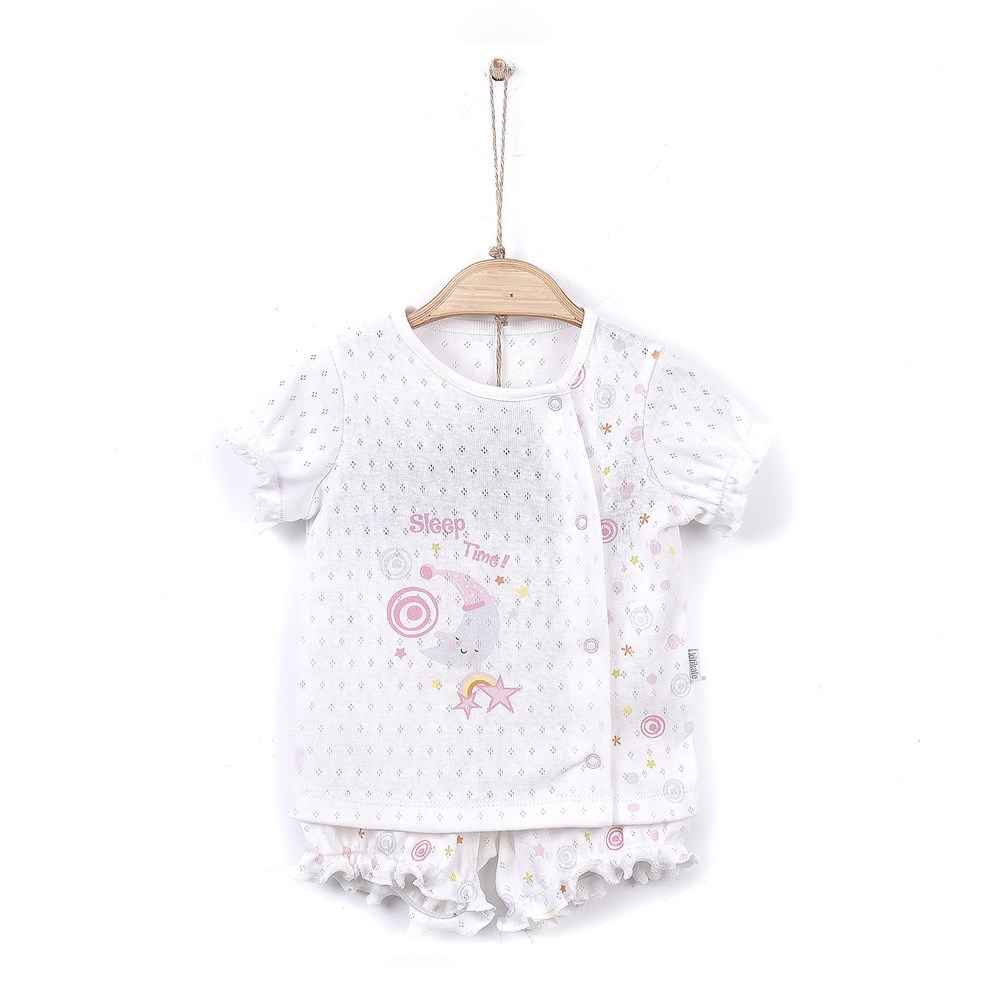 Kitikate Dreams Summer Kız Bebek D Model 2li Takım S63189 Beyaz-Pembe