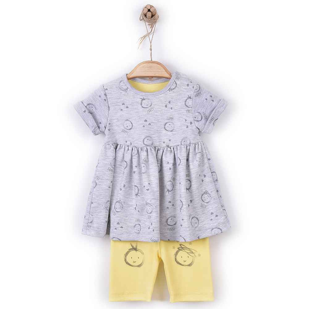 Kitikate Dreams Yellow Taytlı 2li Bebek Takım S62458 Sarı
