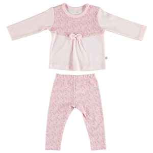 Bibaby Pink Flowers 2'li Bebek Takımı 59494 Pembe