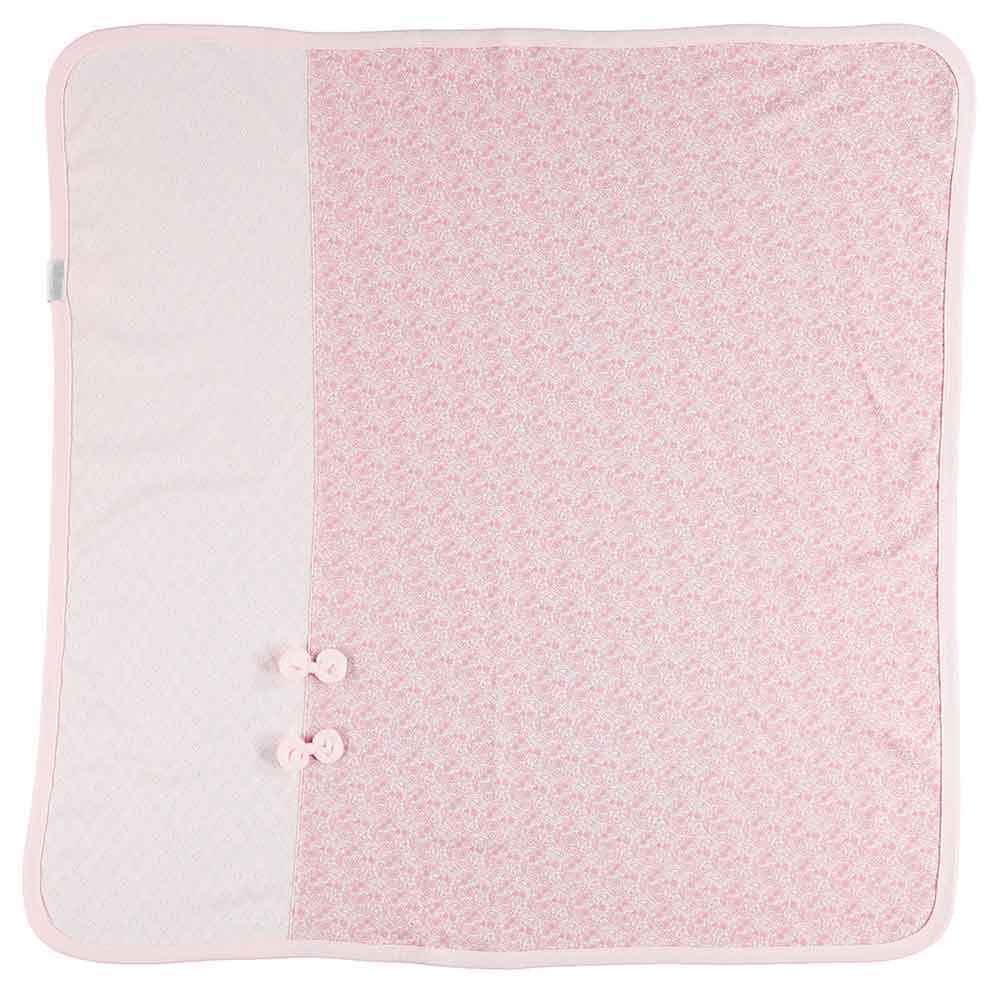 Bibaby Pink Flowers Bebek Battaniyesi 64354 Pembe