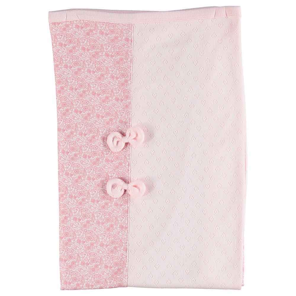 Bibaby Pink Flowers Bebek Battaniyesi 64354 Pembe